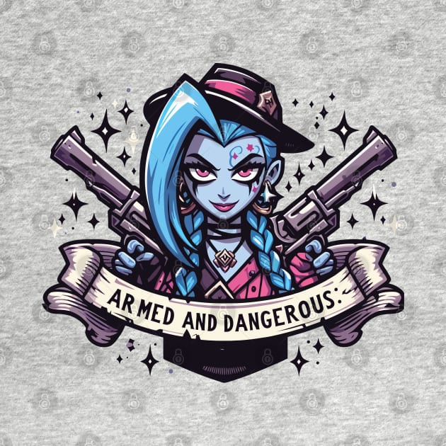 armed and dangerous- jinx powder by whatyouareisbeautiful